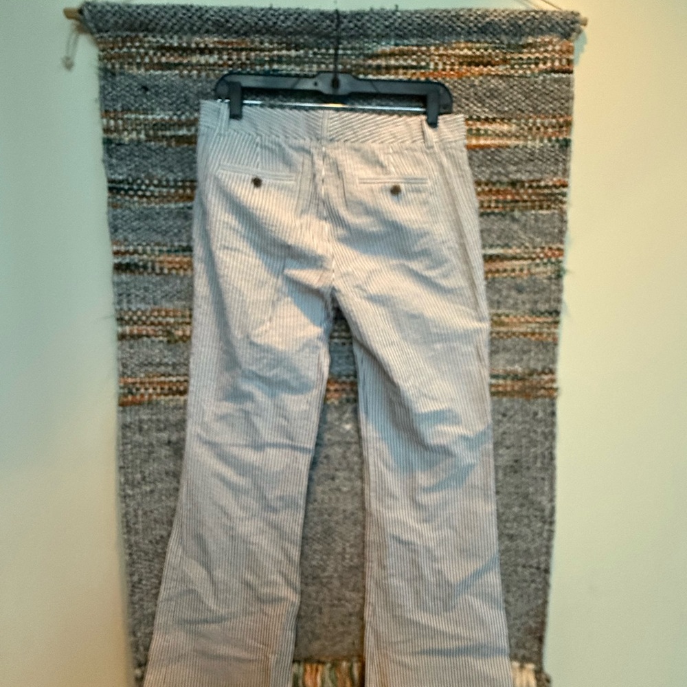 J. Crew Navy and White Seersucker Pants - Picture 2 of 4